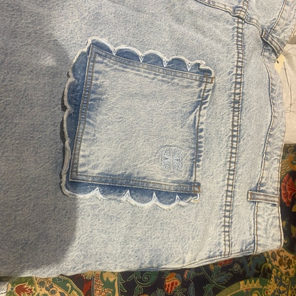 BNWT Never Fully Dressed Scallop Detail Straight Leg Jeans - Picture 7 of 8